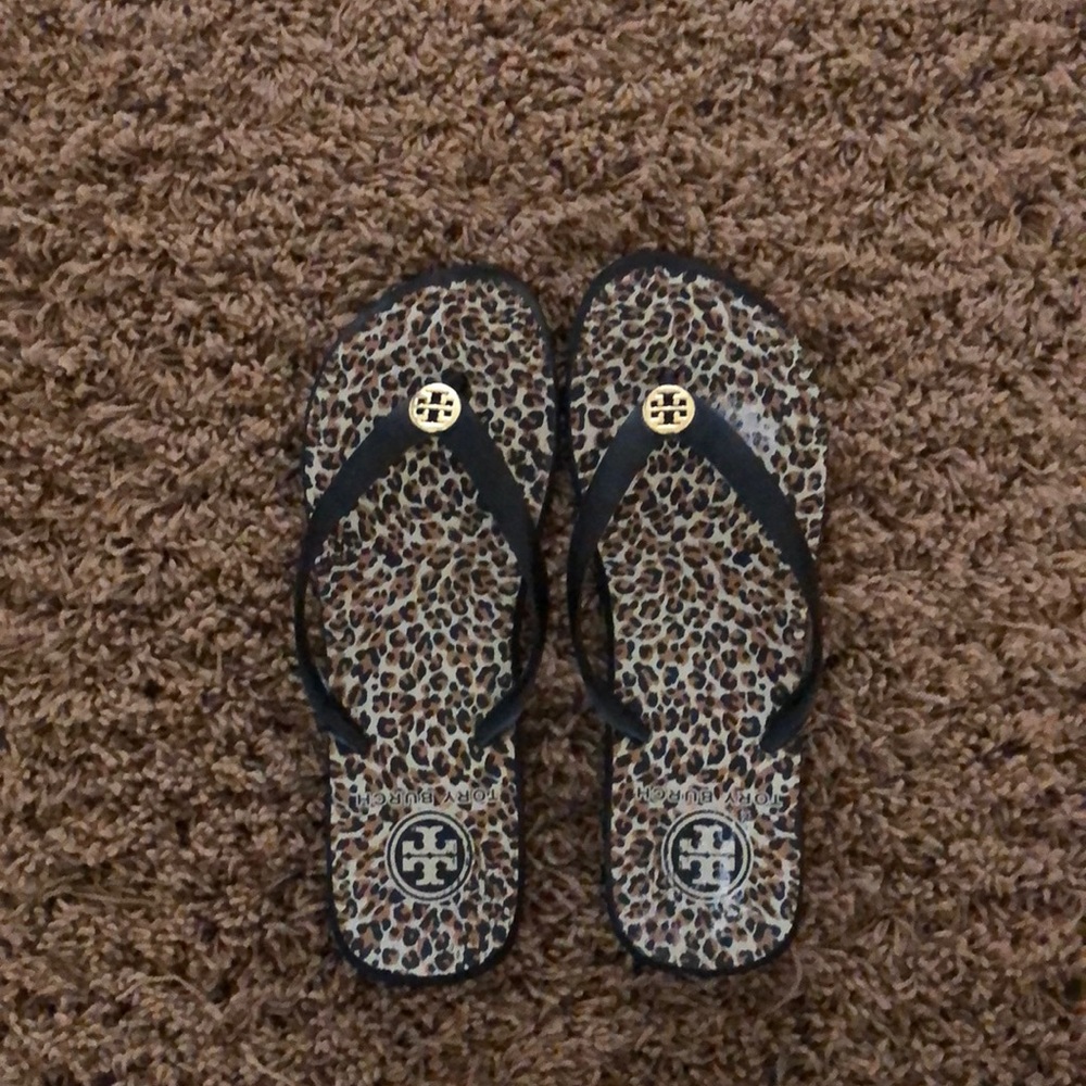Cheetah TORY BURCH flip flops